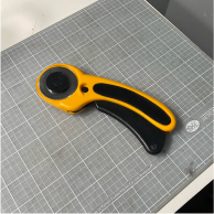 Rotary cutter closed