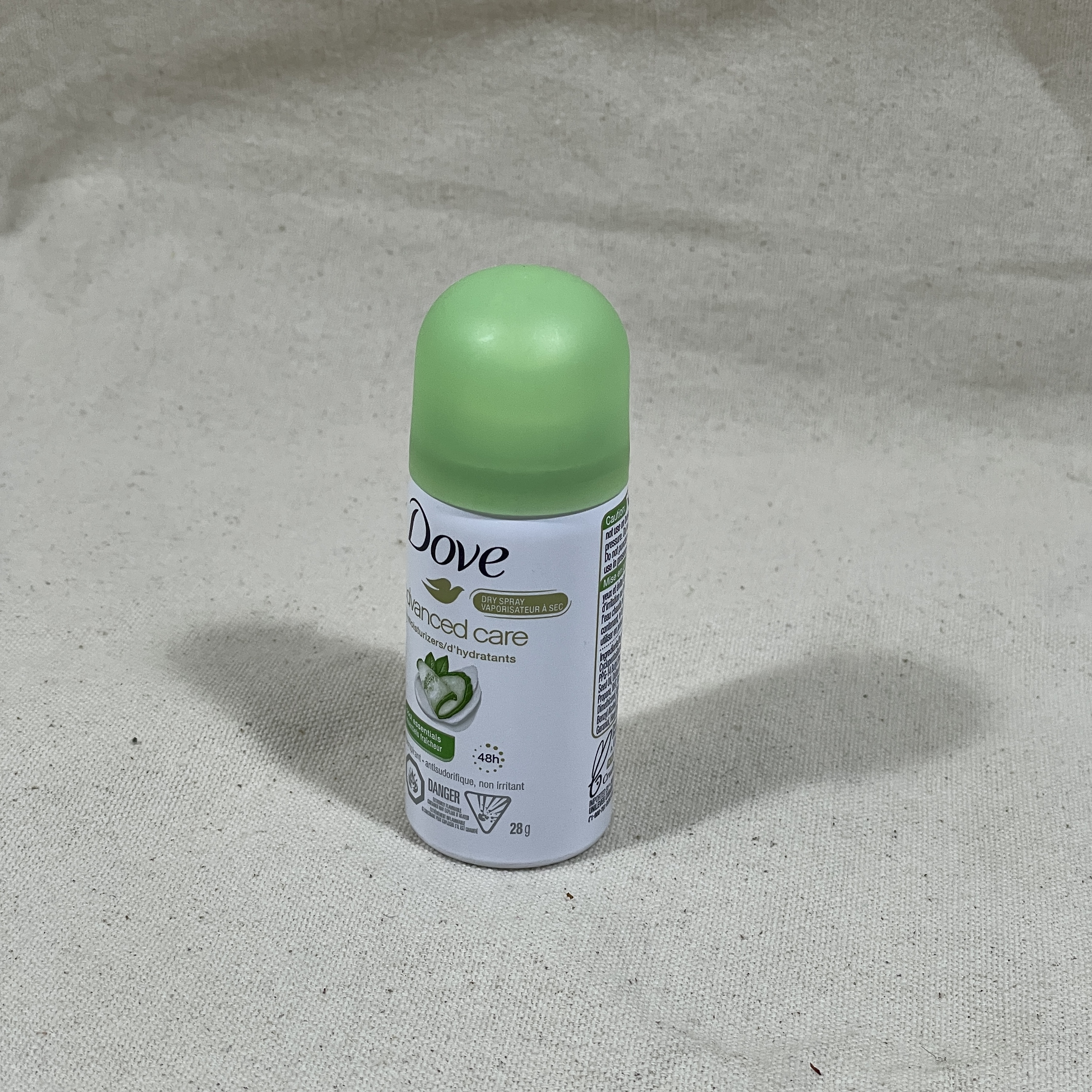 Mini deodorant spray