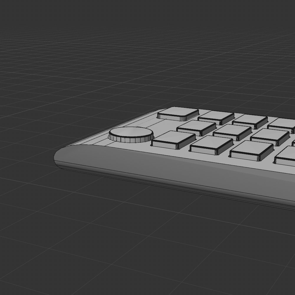 Remote model: body curves detail