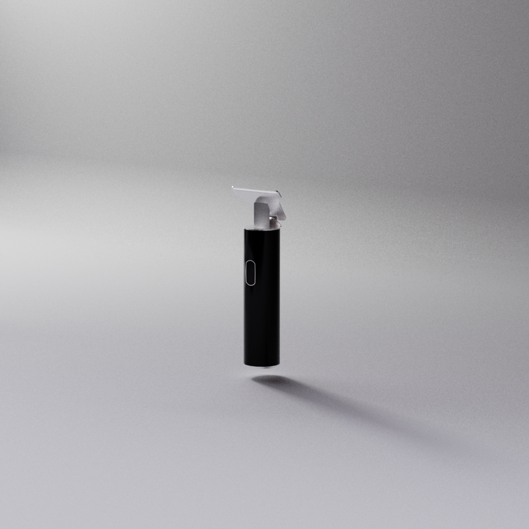 Hair trimmer model: render