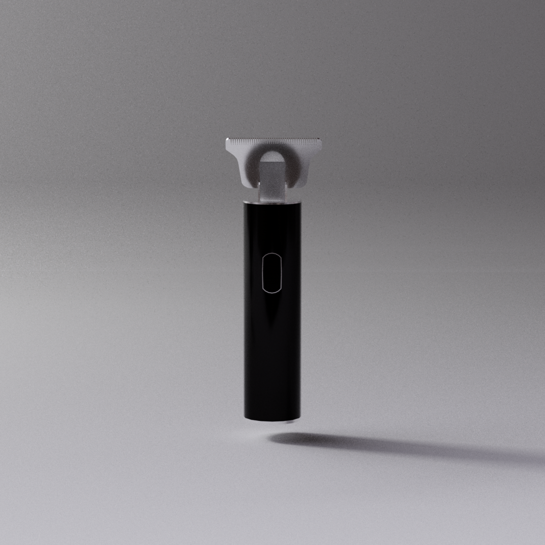 Hair trimmer model: render
