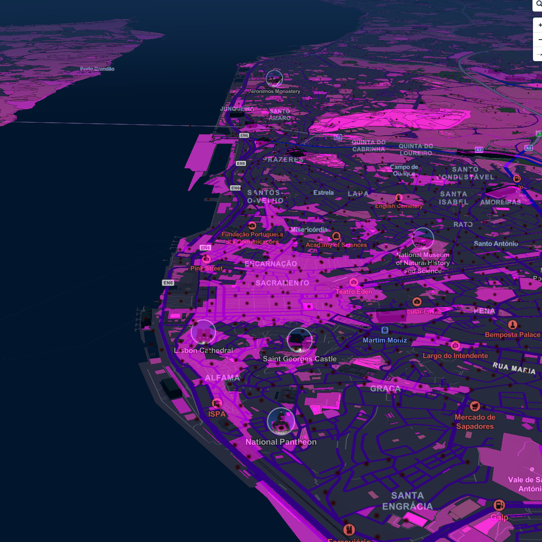 Mapbox Exploration: Colours, functions, labels, data categories