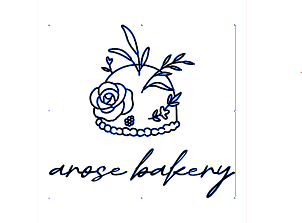 I chose a logo I created for a small business bakery