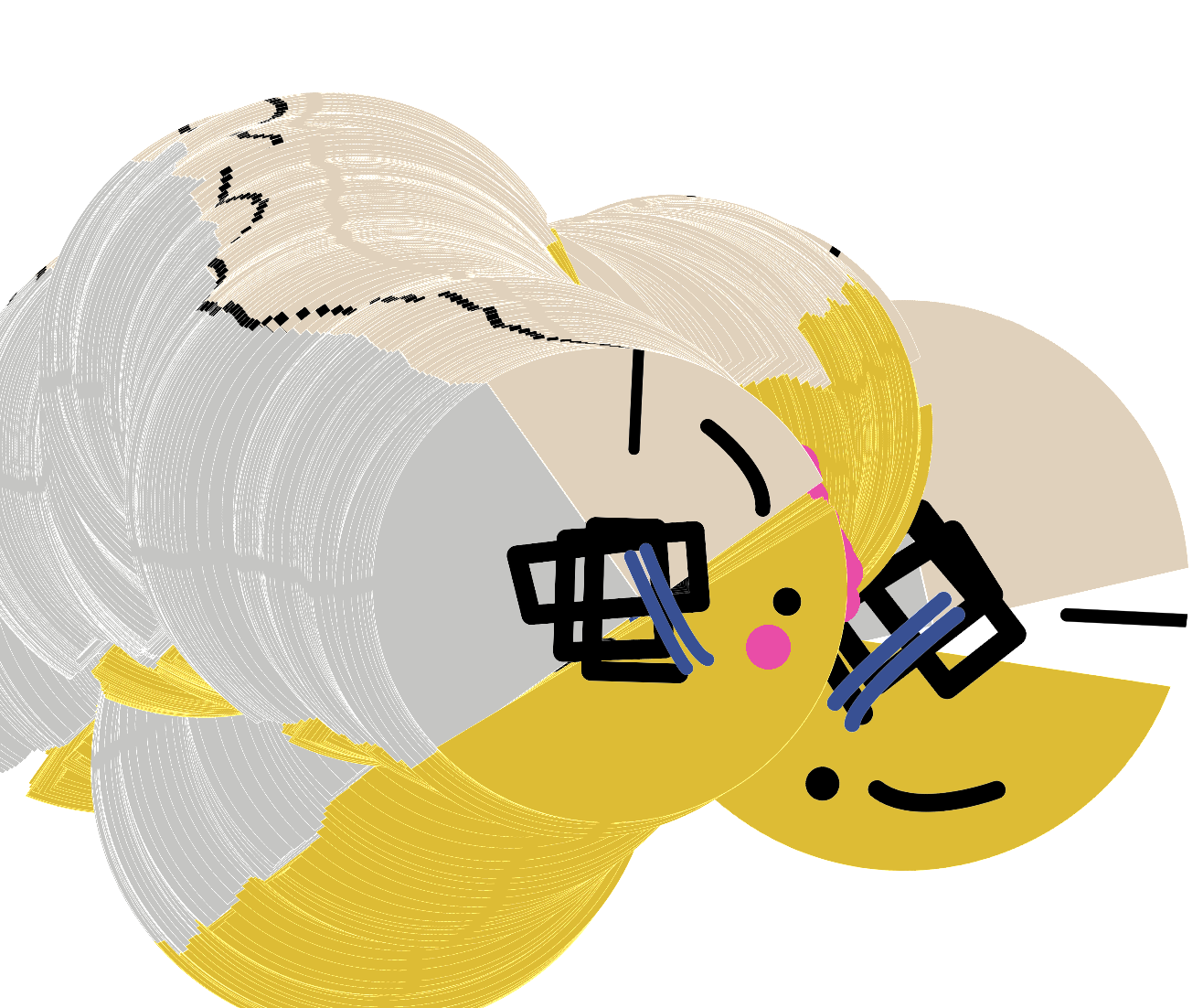 p5.js BlazeFace/ 2D Mirror exploration