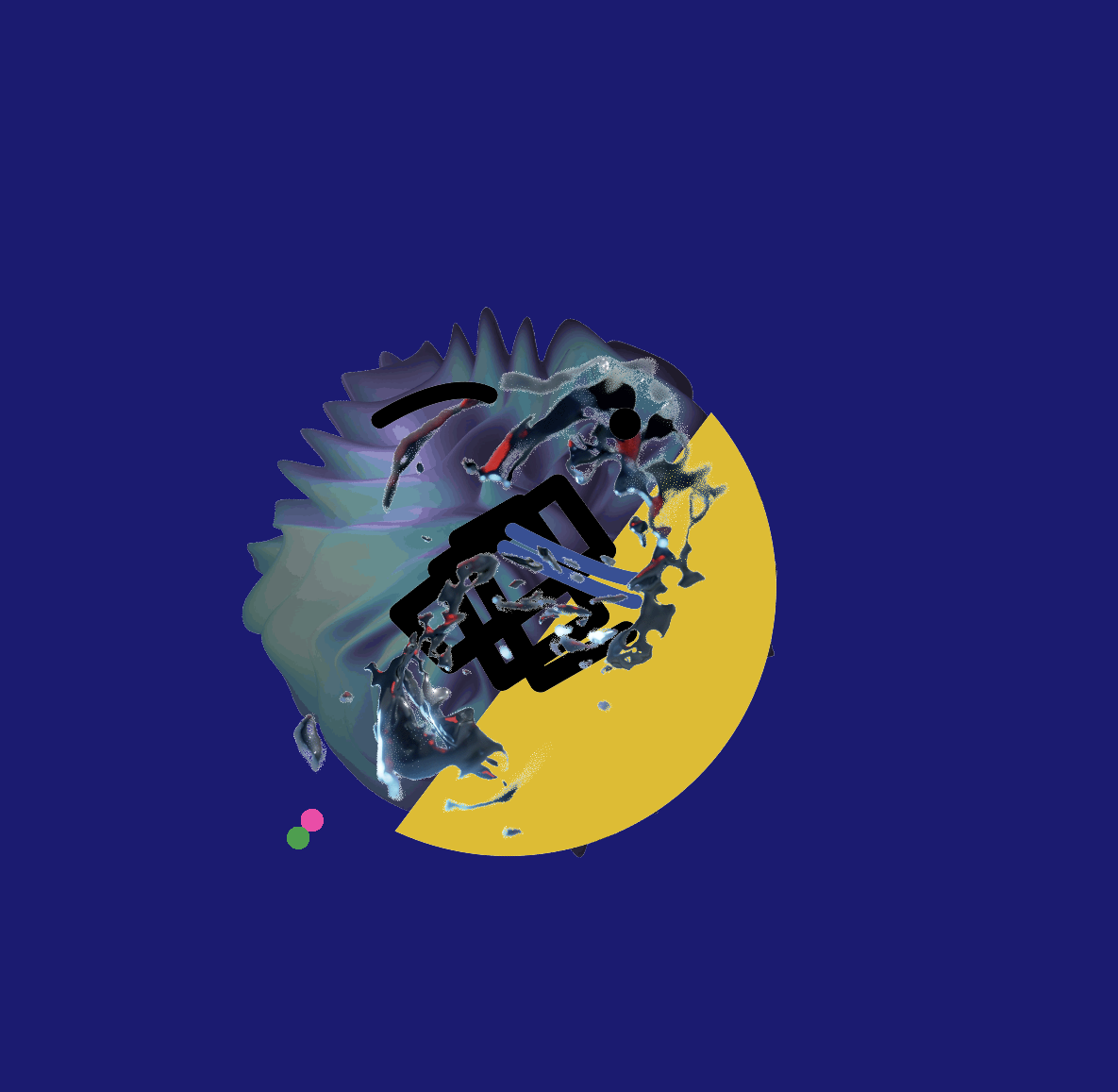 p5.js BlazeFace/ 2D Mirror exploration